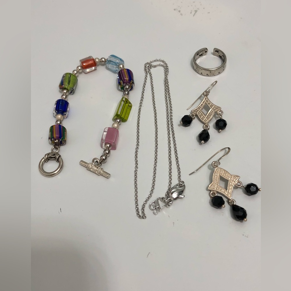 Sterling silver Lot Of Jewelry